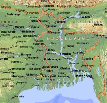 বঙ্গদেশের নামসমূহ